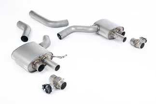 Milltek Non Resonated Titanium Exhaust System For C8 Audi RS6/RS7 4.0TT